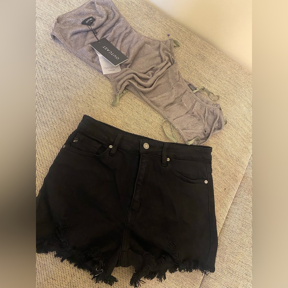 Kancan  shorts and blouse set, size 28/M. New